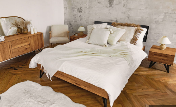 Chambre avec lit double 